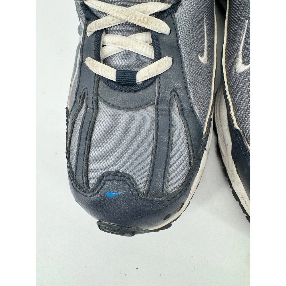 Nike Dart VI Running‎ Shoes 7Y Grey Navy Blue Athletic Sneakers 318835-041